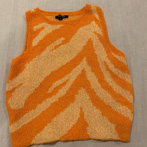 EUC Papermoon  crop sleeveless vest Sz M. 1st picture is only a cover shot - Picture 4 of 8